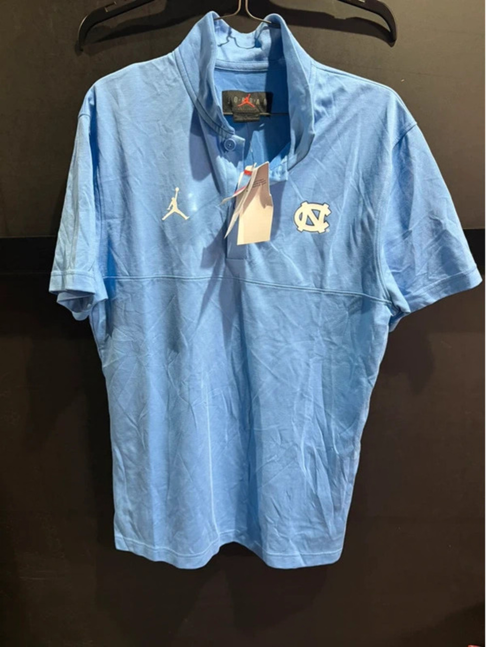 Jordan x UNC Carolina Blue Men’s Short Sleeve Polo